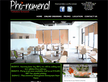 Tablet Screenshot of phonomenalrestaurant.com